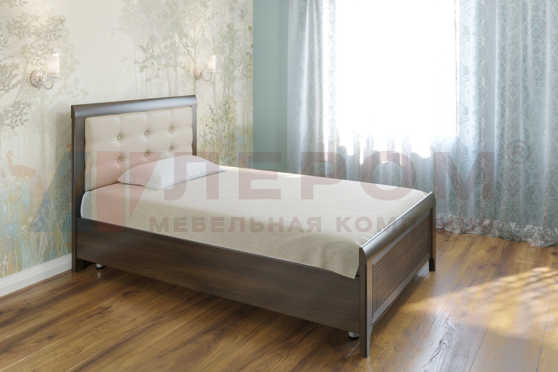 Карина Кровать с Мягким Изголовьем КР-2032 (1,4х2,0)